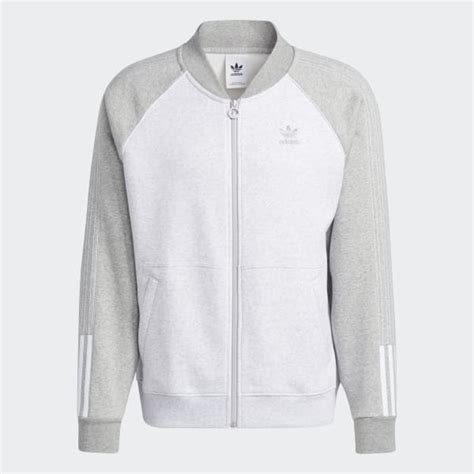 adidas fleecejacke damen grau|Graue Fleecejacken für Damen .